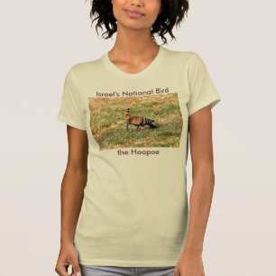 L'oiseau national de l'Israël - T-shirt de huppe