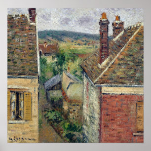 Loiseau - Roofs Of Houses In Normandy 1931 Poster