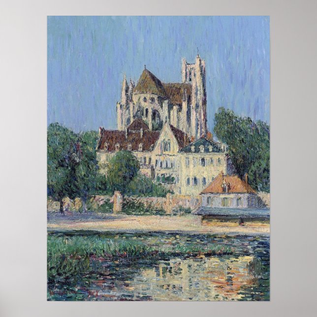 Loiseau - The Cathedral Of Auxerre 1907 Poster (Front)