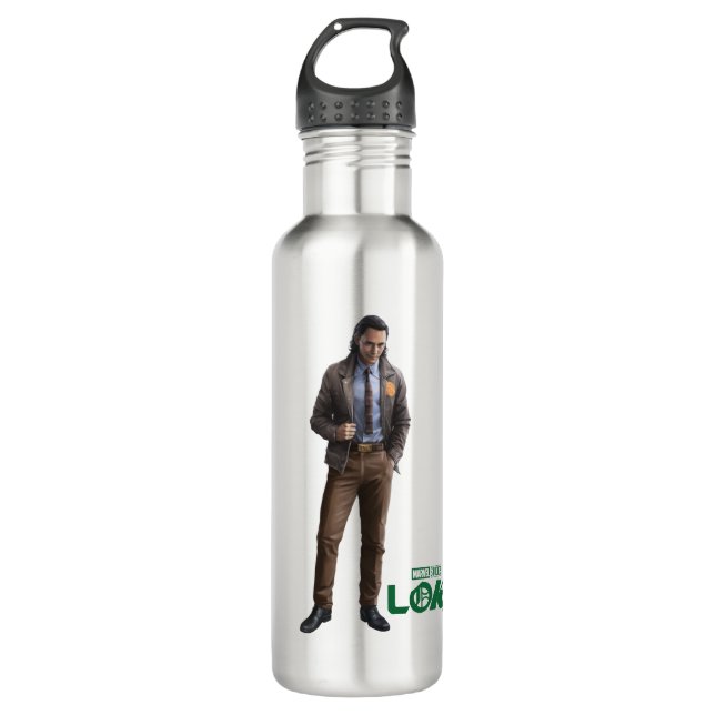 Loki Character Art 710 Ml Water Bottle (Front)