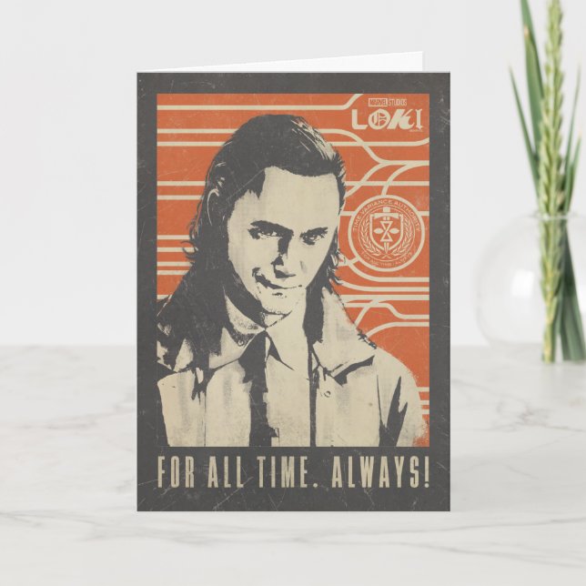 Loki - For All Time. Always! Card (Front)
