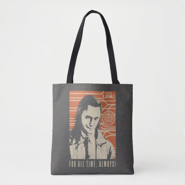 Loki - For All Time. Always! Tote Bag (Front)