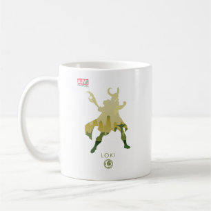 Loki Heroic Silhouette Coffee Mug
