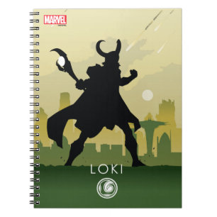 Loki Heroic Silhouette Notebook