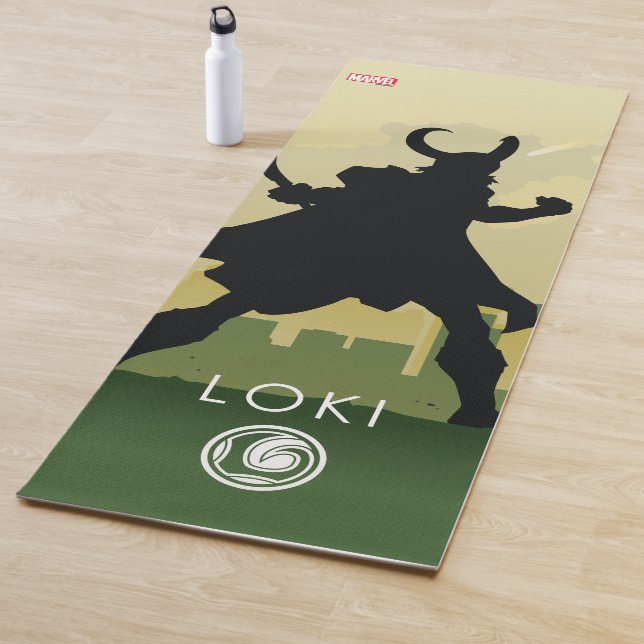 Loki Heroic Silhouette Yoga Mat (In Situ)