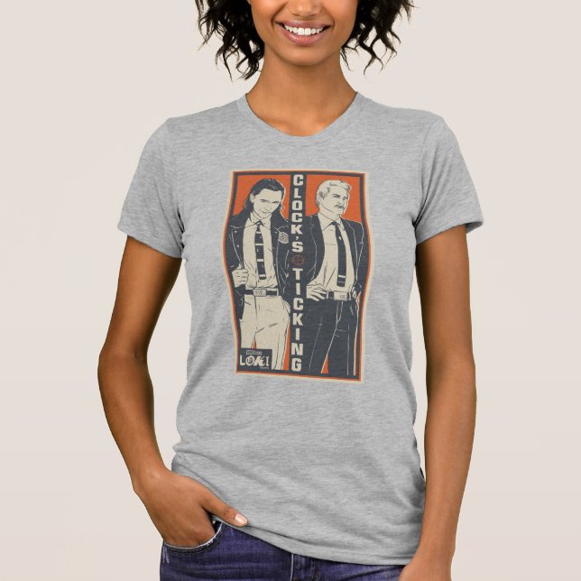 Loki & Mobius - Clock's Ticking T-Shirt (Front)