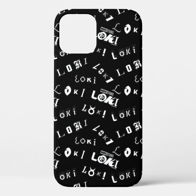 Loki Name Pattern Case-Mate iPhone Case (Back)