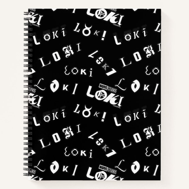 Loki Name Pattern Notebook (Front)