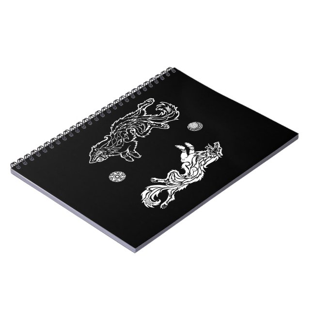 LOKI ODIN FENRIR WOLVES NOTEBOOK (Left Side)