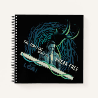 Loki - The Timeline Wants To Break Free Notebook