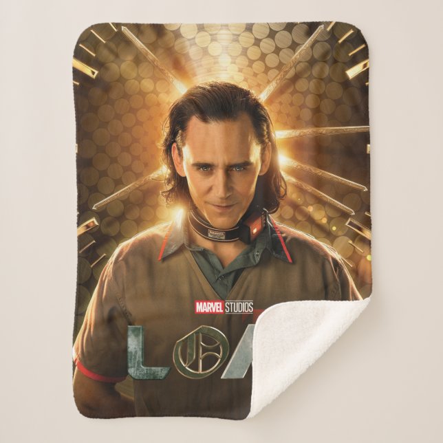 Loki Time Variance Authority Poster Sherpa Blanket (Front)