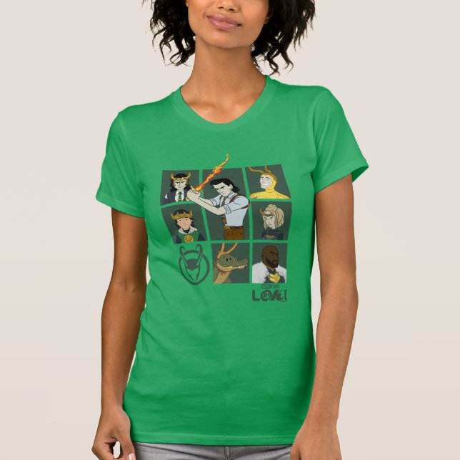 Loki Variant Grid T-Shirt (Front)