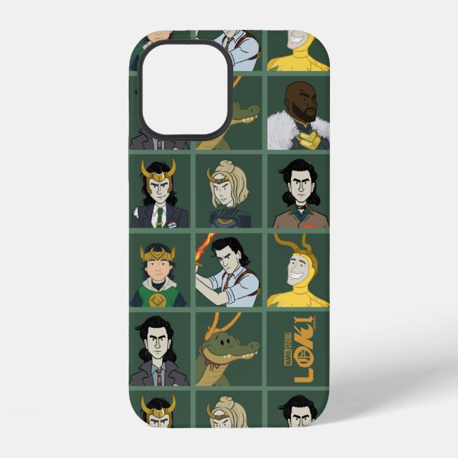 Loki Variant Pattern iPhone Case (Back)