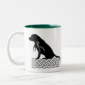Loki's Buddies: Beagle Mickey Black Two-Tone Coffee Mug