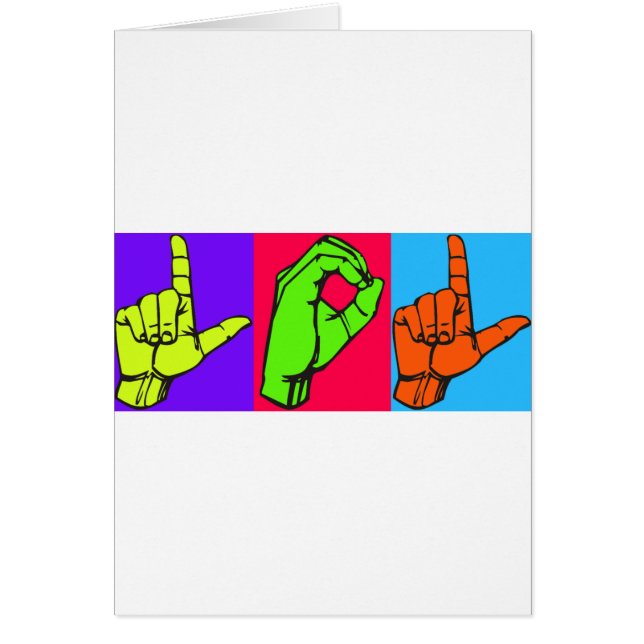 LOL ASL Sign Language Design #2 (Front)