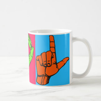 LOL ASL Sign Language Design #2 Coffee Mug