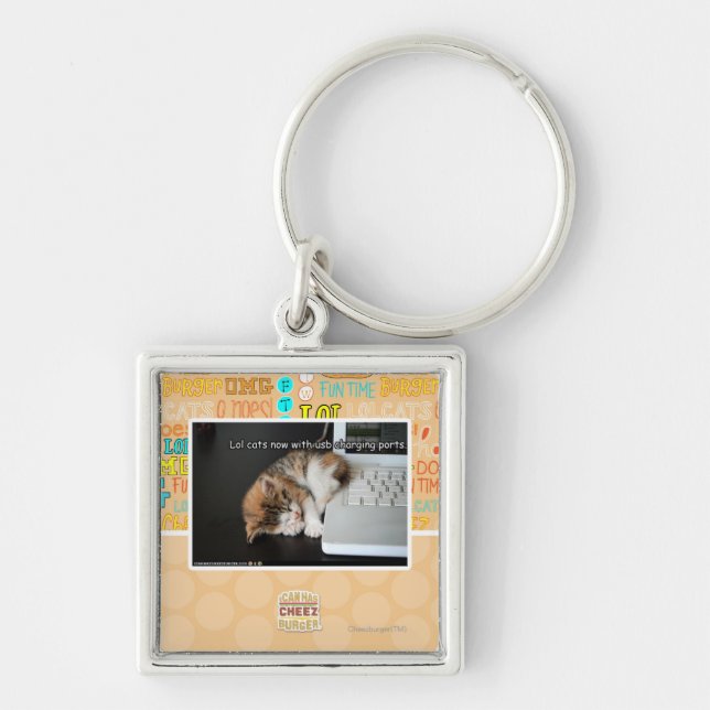 Lol cats with USB Keychain (Front)