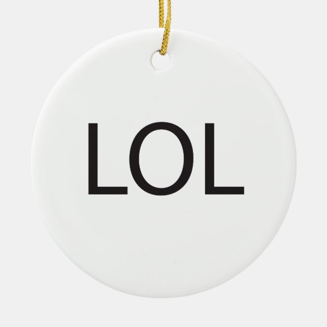 LOL CERAMIC ORNAMENT (Front)