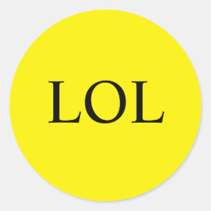 LOL CLASSIC ROUND STICKER