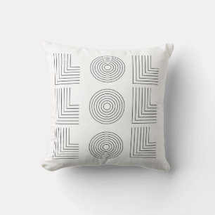 LOL Decorative Pillow – Minimalist Humor in Black 