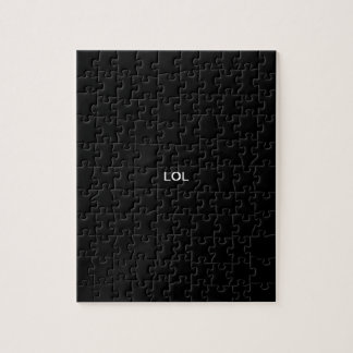'LOL' design Solid Colour Puzzle