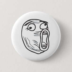LOL Face 2 Inch Round Button
