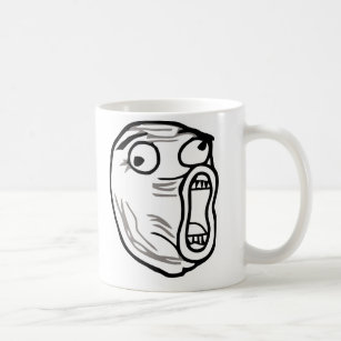 lol face meme humour rofl omg omfg coffee mug