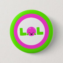LOL Laughing Out Loud Purple Bright Green
