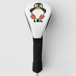 LOL Laughing penguin Golf Head Cover