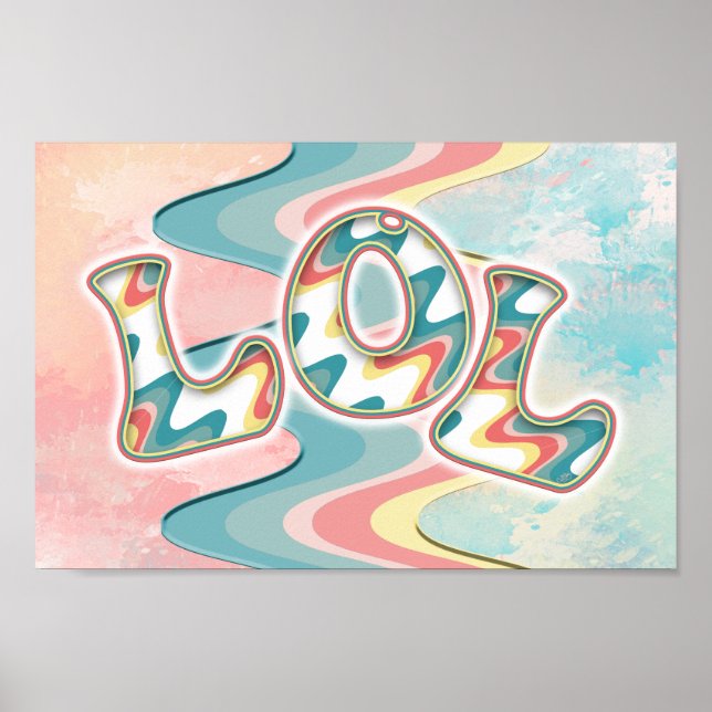 lol ~ light waves    poster (Front)
