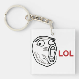 LOL meme Keychain