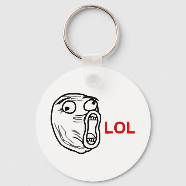 LOL Meme Keychain (Front)