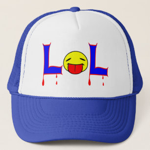 §☺LOL-Naughty Tongue Out Fun Trucker Hat☺§ Hat