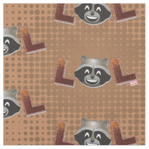 LOL Rocket Emoji Fabric