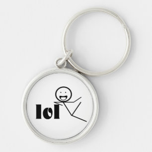 lol stick man keychain