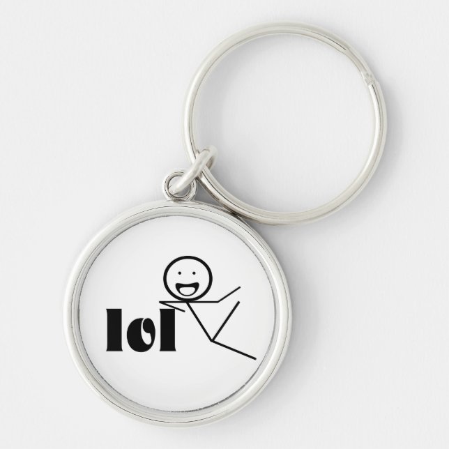 lol stick man keychain (Front)