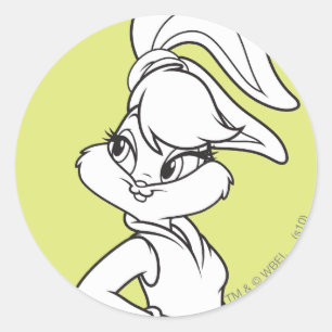 Lola Bunny Casual Classic Round Sticker