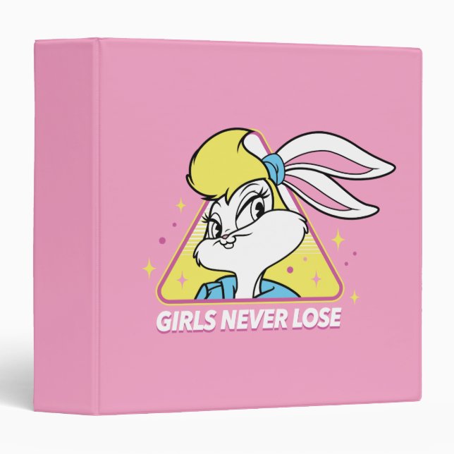 Lola Bunny Girls Never Lose Binder (Front/Spine)