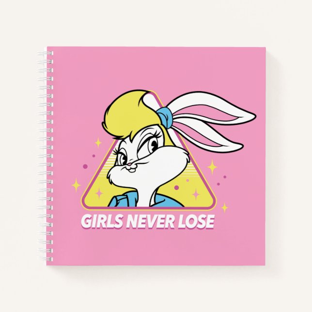 Lola Bunny Girls Never Lose Notebook (Front)