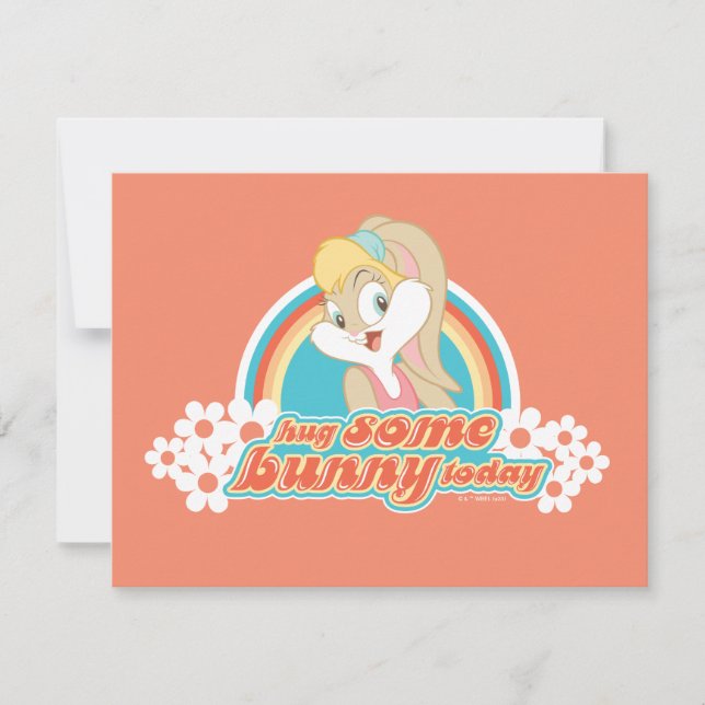 Lola Bunny Hug Some Bunny Today Card (Front)