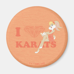 Lola Bunny I Heart Karats Magnet