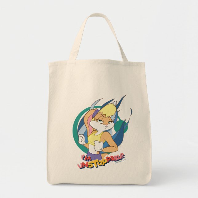Lola Bunny "I'm Unstoppable" Tote Bag (Front)