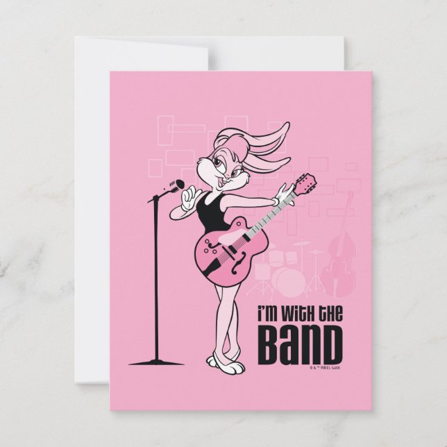 Lola Bunny I'm With The Band Card (Front)