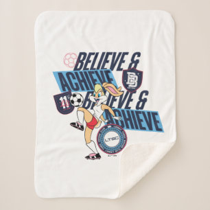 Lola Bunny LOONEY TUNES™ Soccer Club Graphic Sherpa Blanket