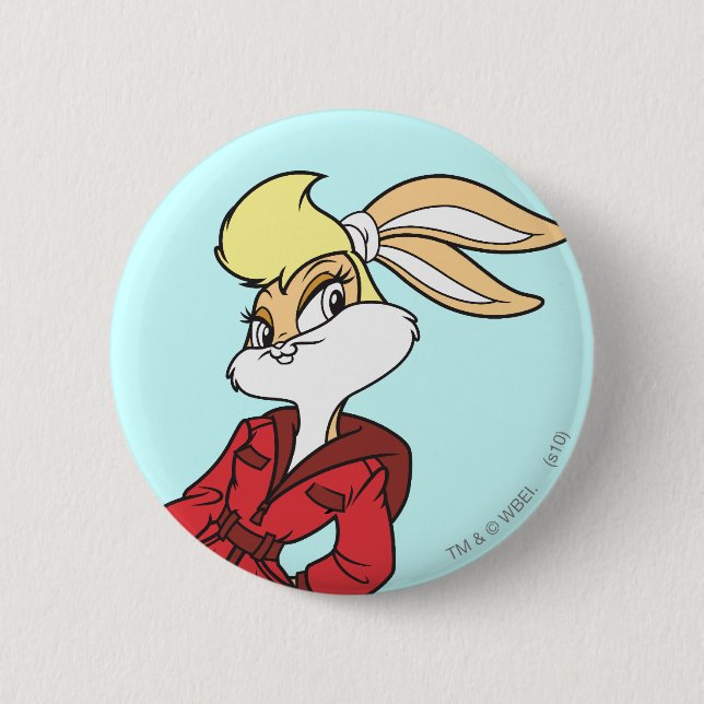 Lola Bunny Super Cute 2 Inch Round Button (Front)