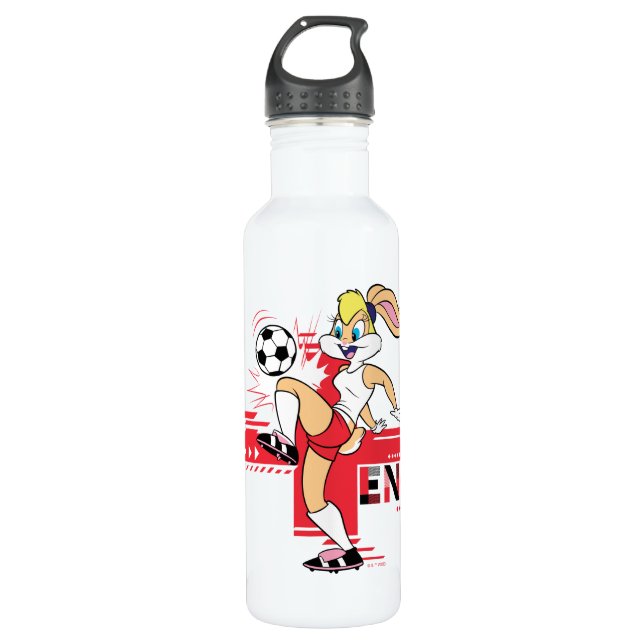 Lola Bunny Team England Soccer Graphic 710 Ml Water Bottle (Front)