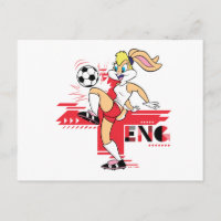 Lola Bunny Team England Soccer Graphic