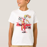 Lola Bunny Team England Soccer Graphic T-Shirt<br><div class="desc">Check out Lola Bunny playing soccer for Team England! Wear this fun graphic on a t-shirt,  tote bag,  or throw pillow! Shop this design on even more custom Zazzle gifts!</div>