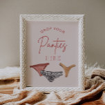LOLA Drop Your Panties Game Sign<br><div class="desc">The Lola collection exudes modern elegance with its sleek lines and contemporary typography. Its feminine undertones are beautifully balanced with a bold statement, making it an ideal choice for the vivacious and modern bride.</div>
