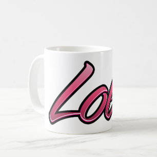 Lola faded pink cup tea cup coffee cup